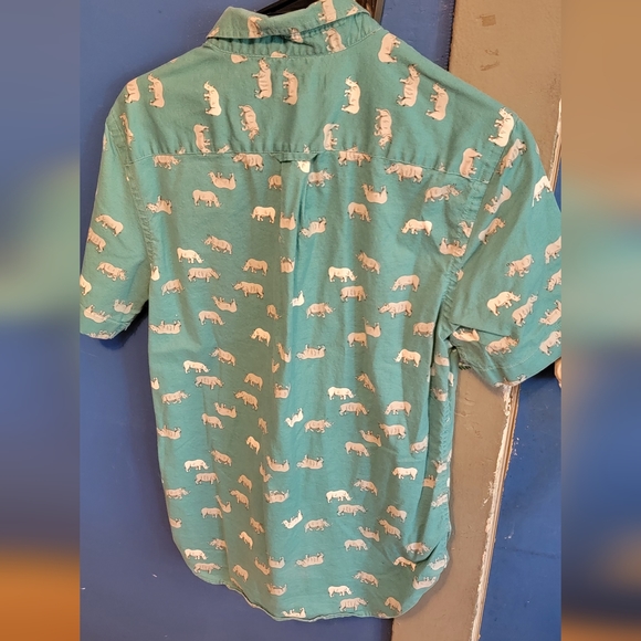Old Navy mint button down shirt - Picture 2 of 2